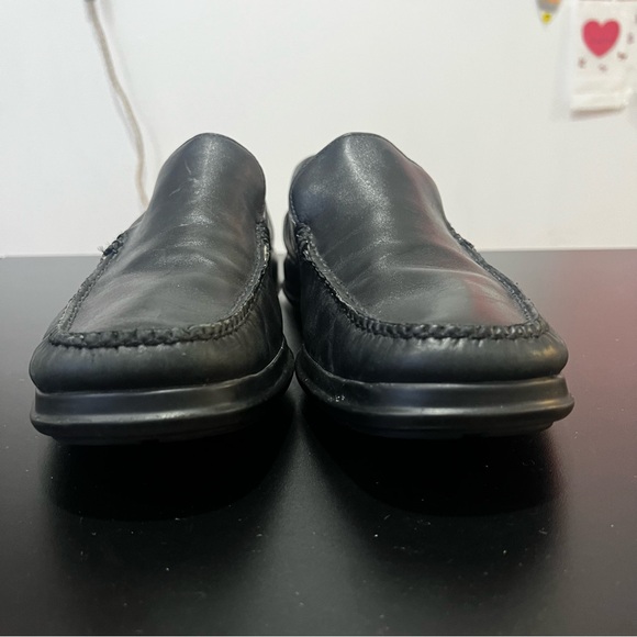 Cole Haan Classic Black Leather Slip-Ons Driving Loafers  Mens 11 - Picture 3 of 16